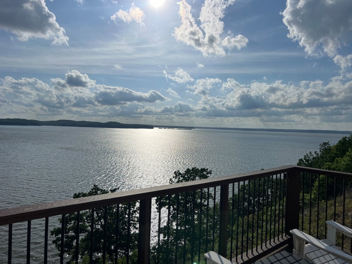Kentucky Lake view from the deck